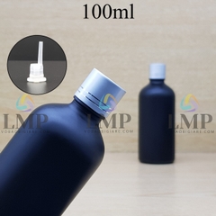 Chai tinh dầu phun mờ nắp xi 2 viền 100ml