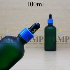 Chai tinh dầu phun mờ nắp bóp khoen nhựa trơn 100ml