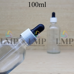 Chai tinh dầu nắp bóp khoen nhựa sọc 100ml