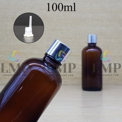 Chai tinh dầu nắp xi KO viền 100ml