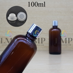 Chai tinh dầu nắp xi KO viền 100ml