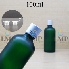 Chai tinh dầu phun mờ nắp xi 2 viền 100ml