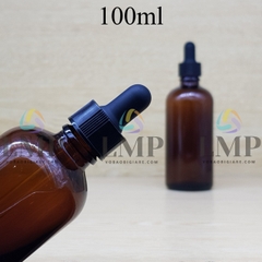 Chai tinh dầu nắp bóp khoen nhựa sọc 100ml