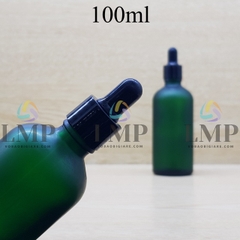 Chai tinh dầu phun mờ nắp bóp khoen nhựa trơn 100ml
