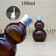 Chai hồ lô nắp xi 2 viền 100ml