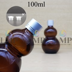 Chai hồ lô nắp xi 2 viền 100ml