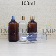 Chai tinh dầu nắp xi KO viền 100ml
