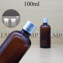 Chai tinh dầu nắp xi 2 viền 100ml