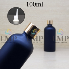 Chai tinh dầu phun mờ nắp xi KO viền 100ml