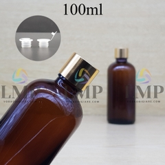 Chai tinh dầu nắp xi KO viền 100ml