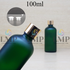 Chai tinh dầu phun mờ nắp xi KO viền 100ml