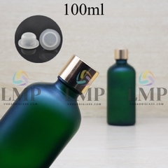 Chai tinh dầu phun mờ nắp xi KO viền 100ml
