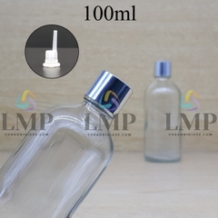 Chai tinh dầu nắp xi KO viền 100ml