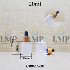 Chai thủy tinh nắp bóp khoen nhôm