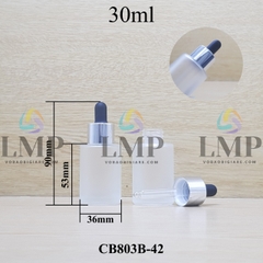 Chai thủy tinh nắp bóp khoen nhôm