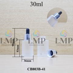 Chai thủy tinh nắp bóp khoen nhôm