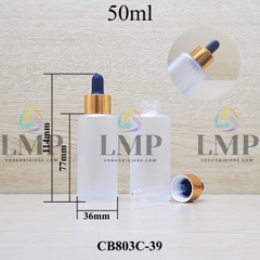 Chai thủy tinh nắp bóp khoen nhôm