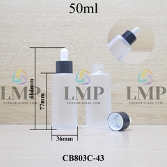 Chai thủy tinh nắp bóp khoen nhôm