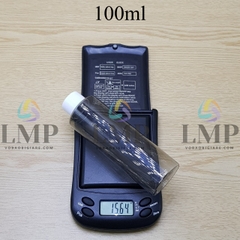 Chai PETG vai ngang nắp vặn trơn