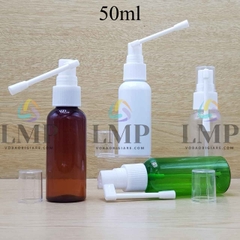 Chai vai tròn đầu xịt mũi 360 độ 50ml