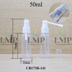Chai vai tròn đầu xịt mũi 360 độ 50ml