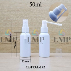 Chai vai tròn đầu xịt mũi 360 độ 50ml