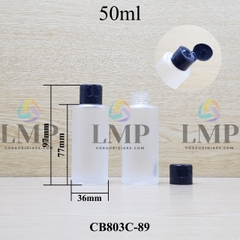 Chai thủy tinh nắp bật trơn bóng