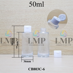 Chai thủy tinh nắp bật sọc