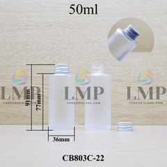 Chai thủy tinh nắp nhôm cuốn