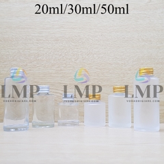 Chai thủy tinh nắp nhôm cuốn