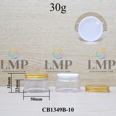 Hũ PET nắp nhôm 30g