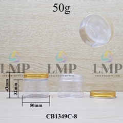 Hũ PET nắp nhôm 50g