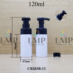 Chai tạo bọt nắp có khóa