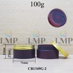 Hũ PET thân mờ nắp nhôm cuốn 100g