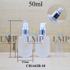 Chai thủy tinh bầu đầu xịt giọt xi