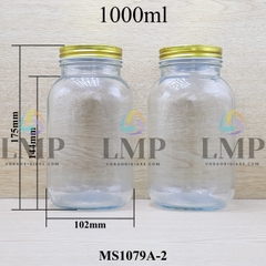 Hũ TT trong 1000ml