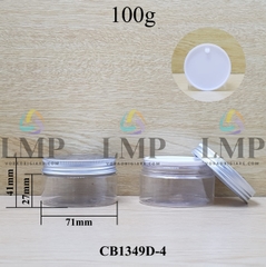 Hũ PET nắp nhôm 100g