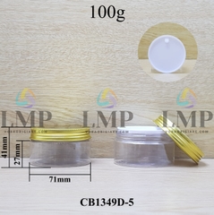 Hũ PET nắp nhôm 100g