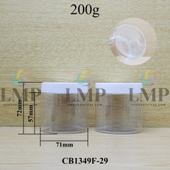 Hũ PET nắp nhựa 200g