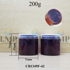 Hũ PET nắp nhựa 200g