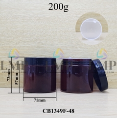 Hũ PET nắp nhựa 200g