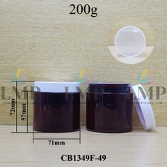 Hũ PET nắp nhựa 200g