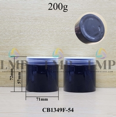 Hũ PET nắp nhựa 200g