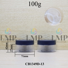 Hũ PET nắp nhựa 100g