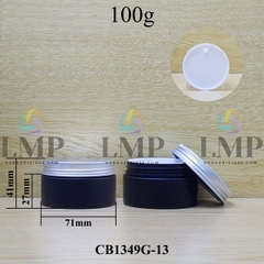 Hũ PET thân mờ nắp nhôm cuốn 100g