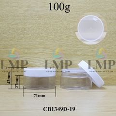 Hũ PET nắp nhựa 100g