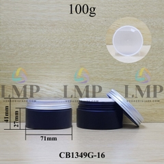 Hũ PET thân mờ nắp nhôm cuốn 100g