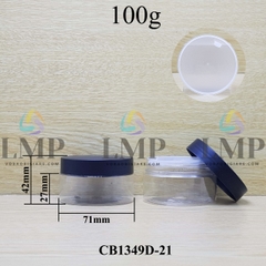 Hũ PET nắp nhựa 100g