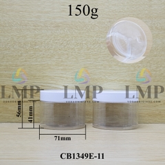 Hũ PET nắp nhựa 150g