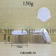 Hũ PET nắp nhựa 150g